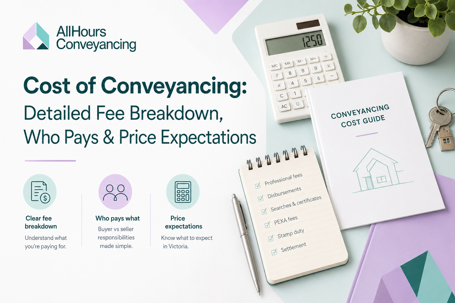 Conveyancing cost in Victoria