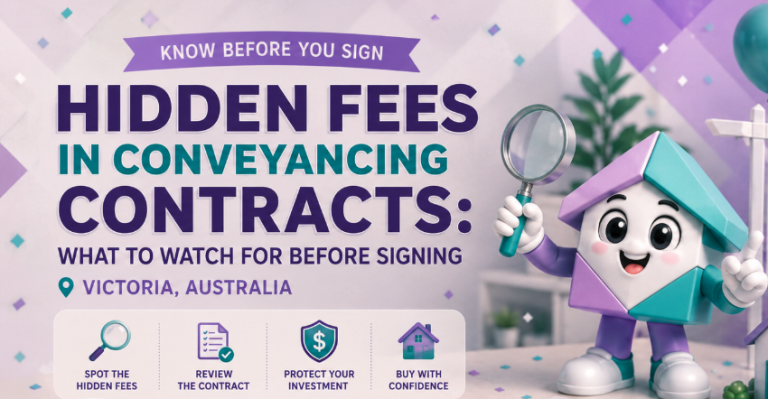 Hidden Fees in Conveyancing Contracts: What to Watch for Before Signing in Victoria, Australia