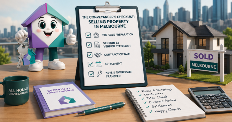 The Conveyancer’s Checklist: Selling Property in Melbourne