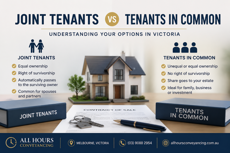 Joint Tenants vs Tenants in Common in Victoria Explained