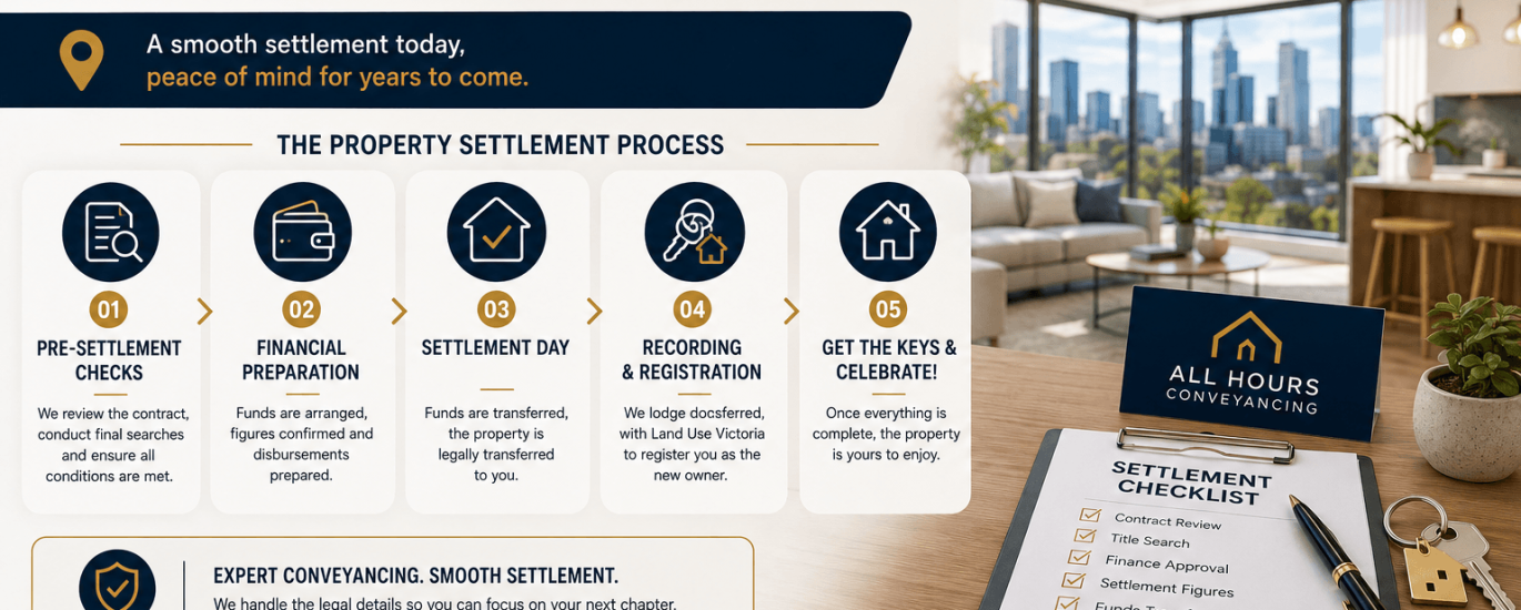Settlement Day Checklist and Process