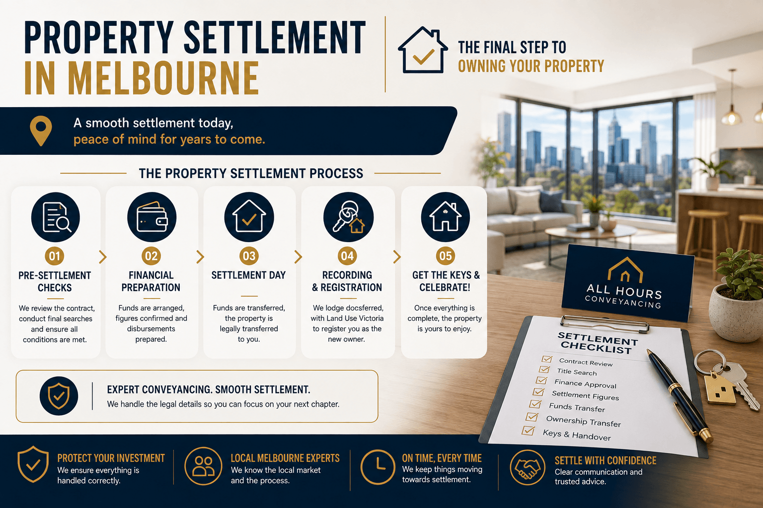 Settlement Day Checklist and Process